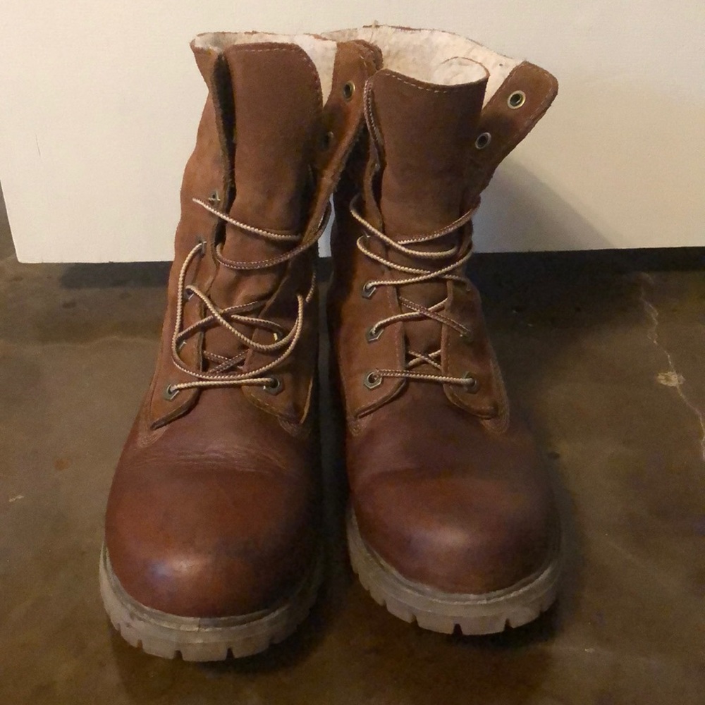 Timberland Fleece Fold-Down Boots